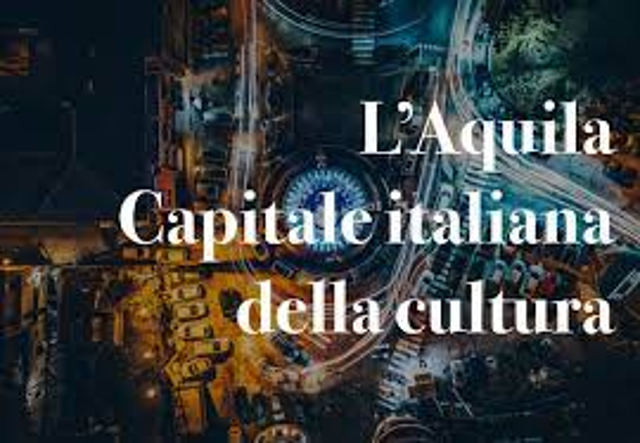 L'Aquila capitale della Cultura: il sindaco Mancini si congratula con Biondi