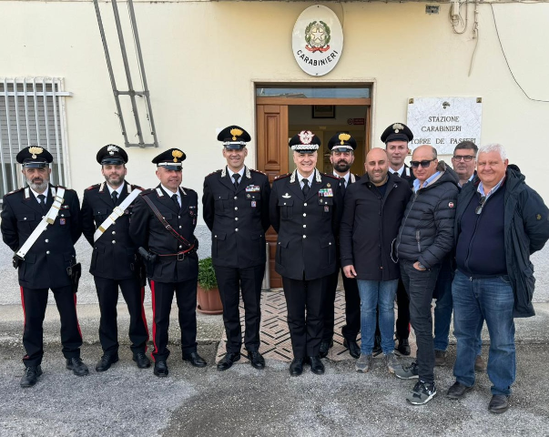 Visita istituzionale del generale Antonino Neosi a Torre  de' Passeri