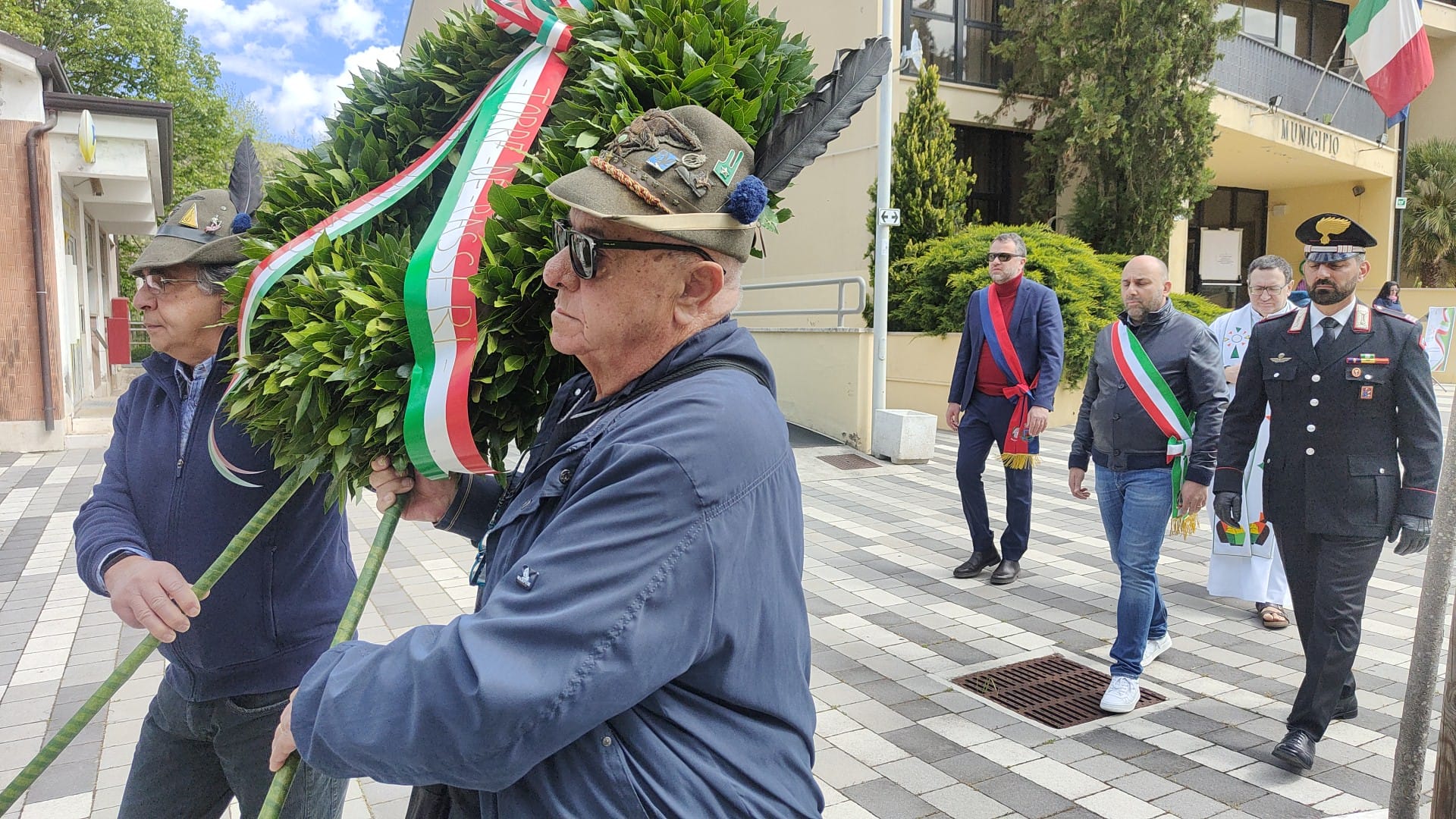 Cerimonia del 25 aprile. Il sindaco: onore a chi si è battuto per la nostra liberta'