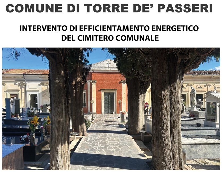 Partono i lavori di efficientamento energetico al cimitero comunale