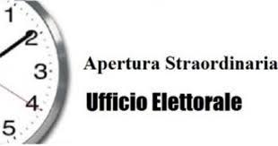 Ufficio Elettorale: ecco gli orari di apertura straordinaria