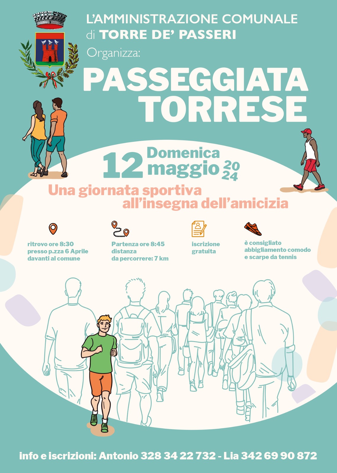 Domenica 12 maggio tutti alla "Passeggiata Torrese" 