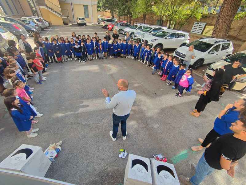 Lezioni di educazione ambientale al comprensivo "Alberto Manzi" di Torre de' Passeri