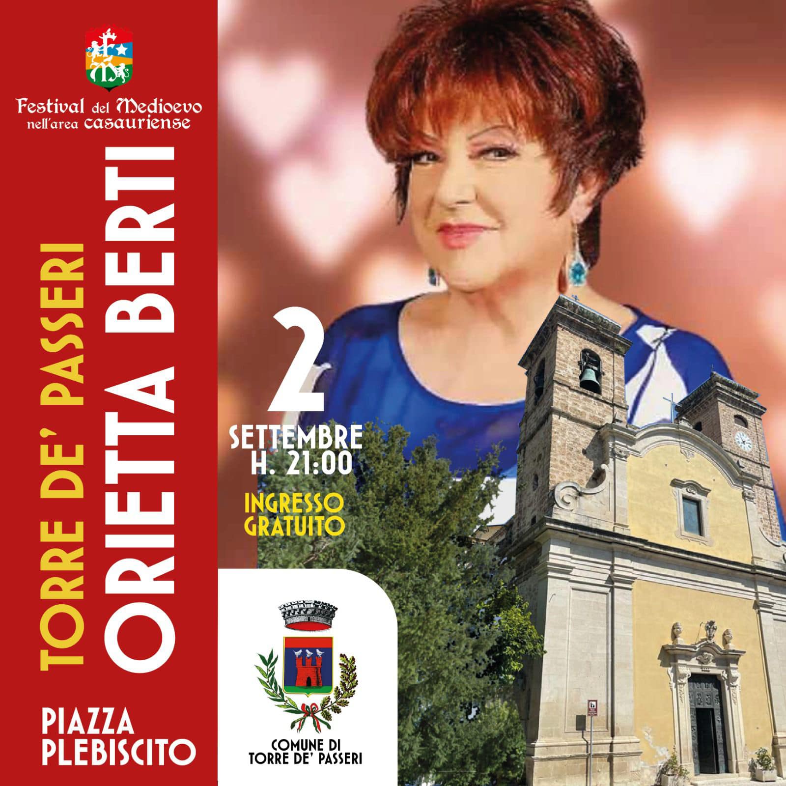 Questa sera in concerto a Torre ore 21:30 in Piazza Plebiscito