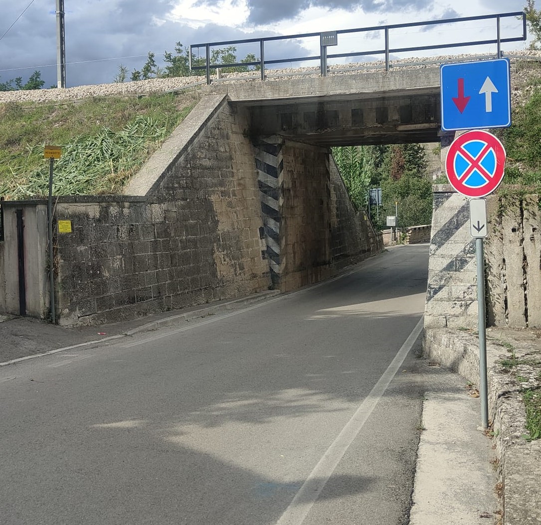 Chiusura del sottopasso ferroviario per lavori di manutenzione 